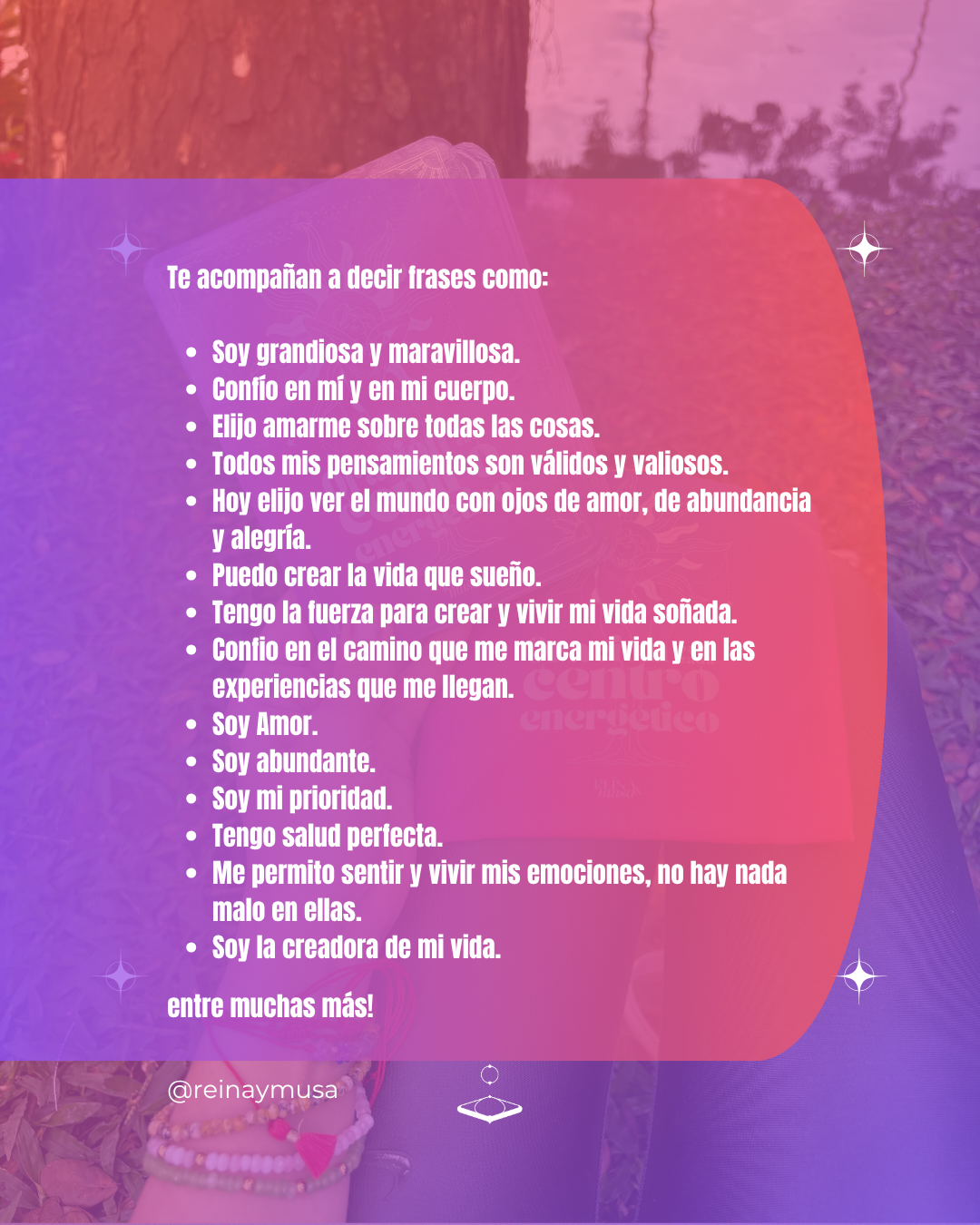Cartas . Oración para cada Centro Energético